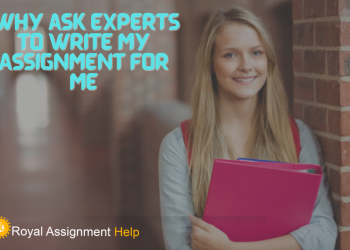 Why ask experts to Write my Assignment for me