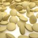 Yellow Pills, useful as Background for medical Themes and others